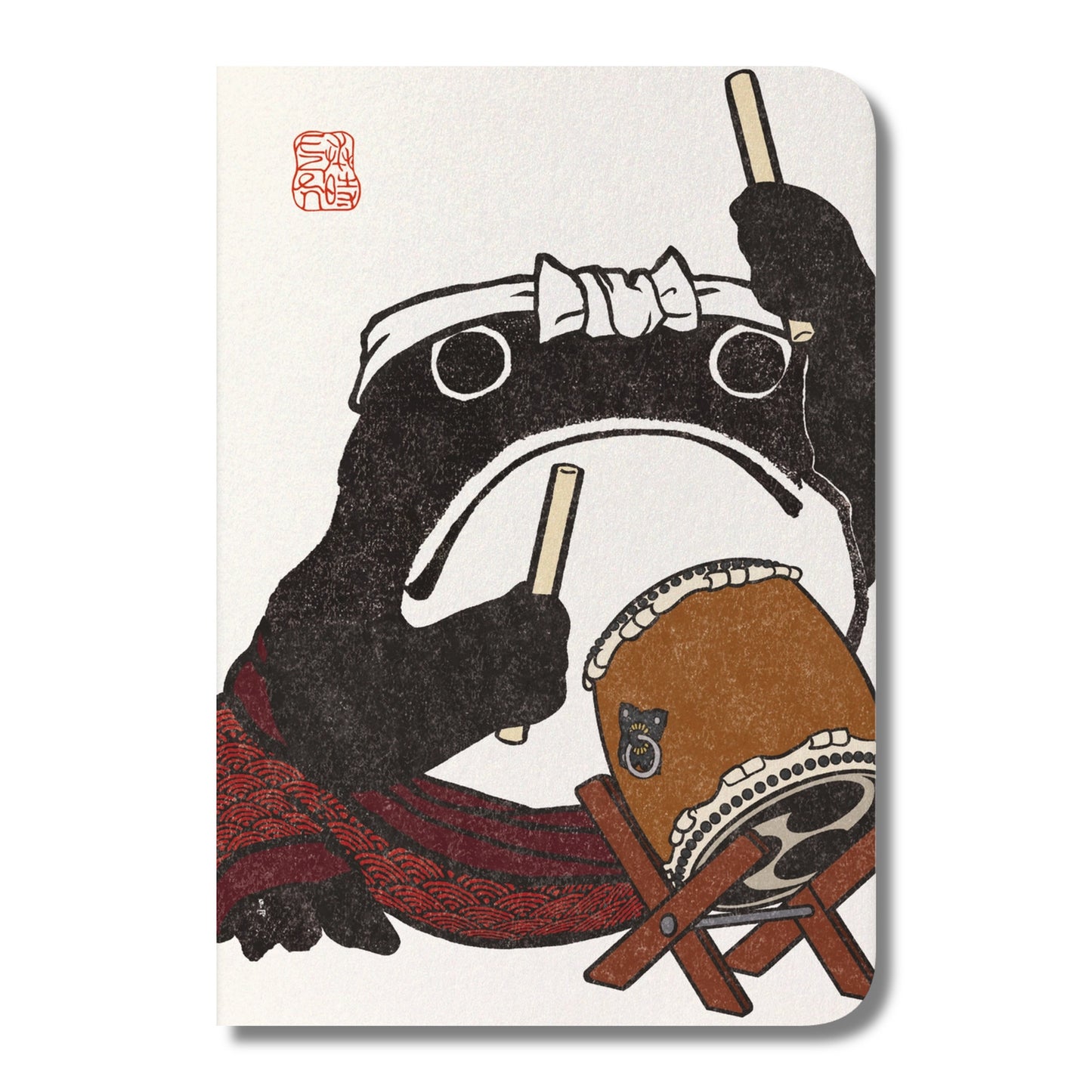 Blank Card — Taiko Drummer Frog