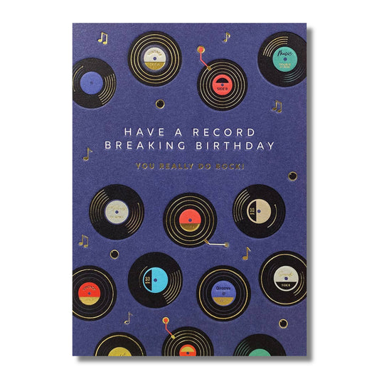 Birthday Card — Have a Record Breaking Birthday