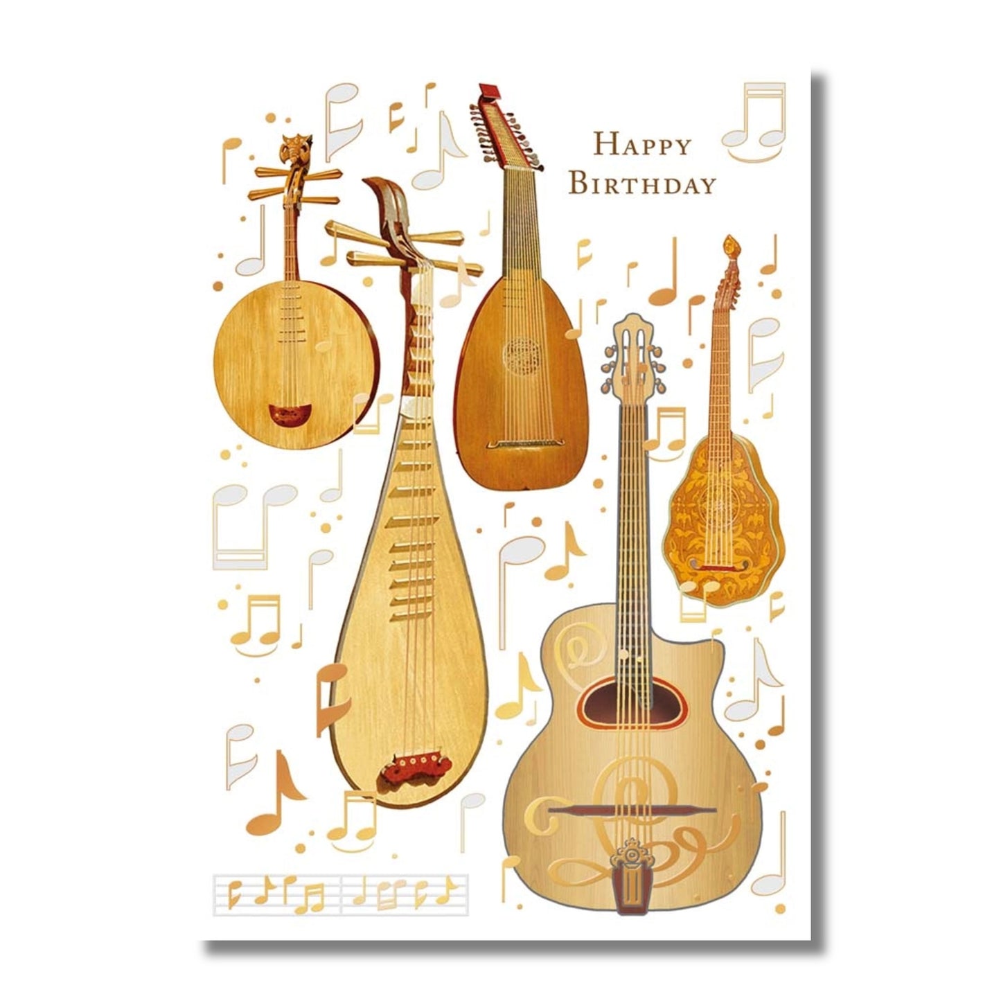Birthday Card — Guitars & Lutes