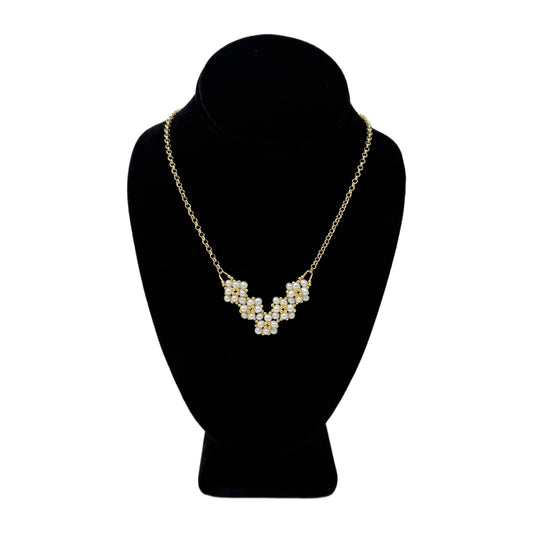 Beadsong Jewelry Garland Necklace, Round Pearl