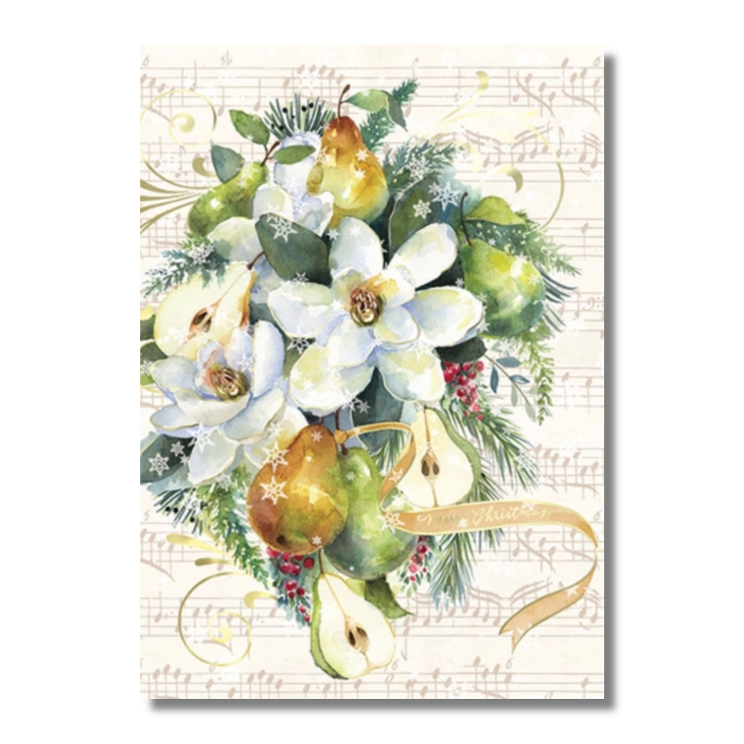 Magnolias & Pears Boxed Christmas Cards
