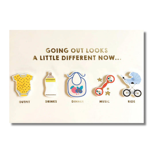 Baby Card — Going Out Looks Different Now