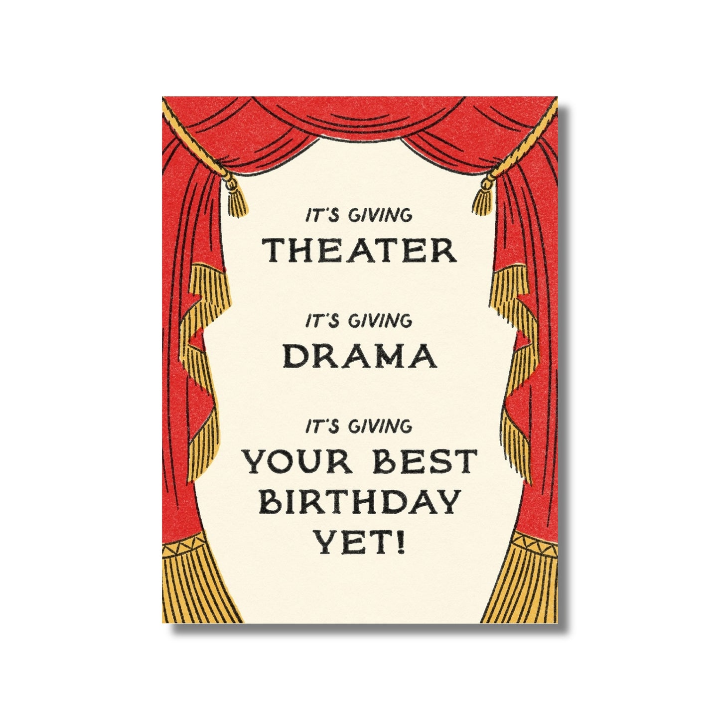 Birthday Card — It's Giving Theater