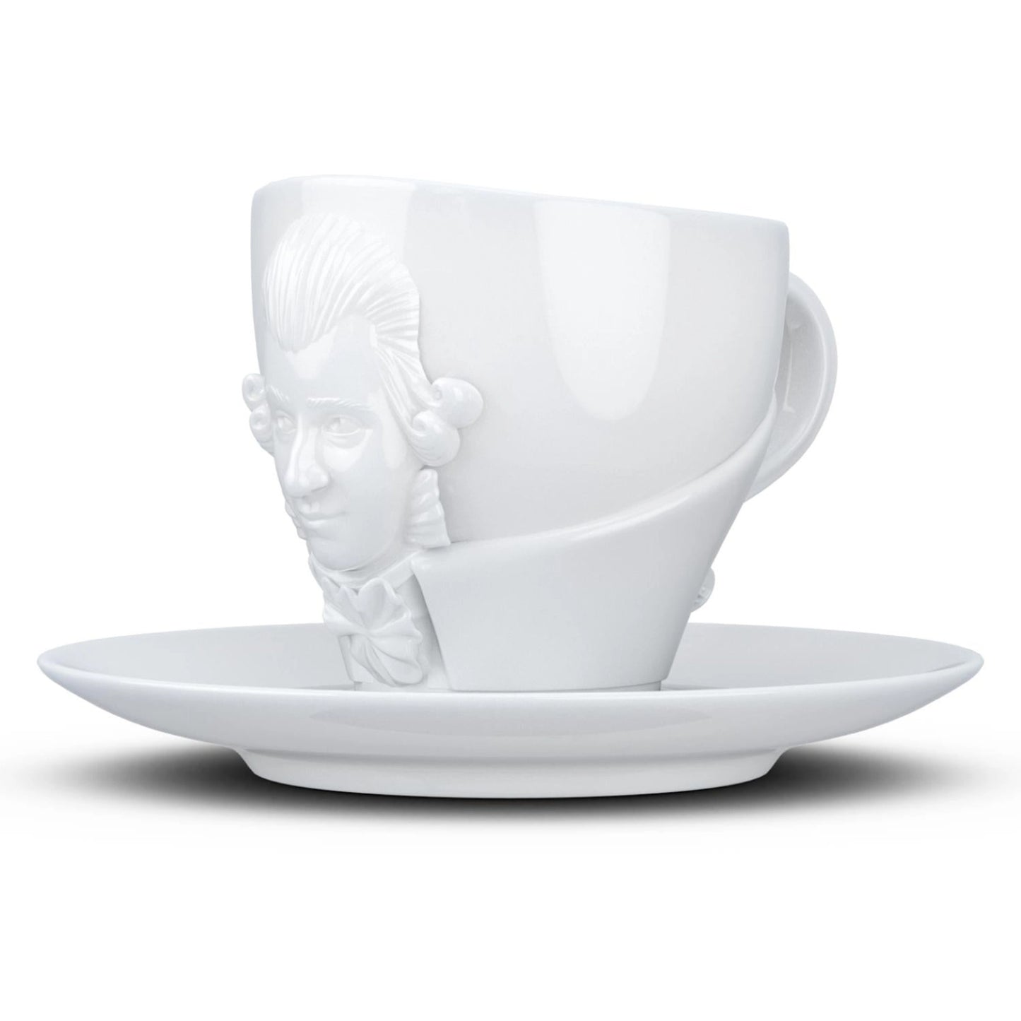 Mozart Bust Cup & Saucer