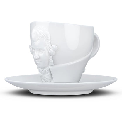 Mozart Bust Cup & Saucer