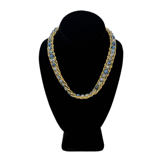 Beadsong Jewelry Flat Spiral Necklace, K2
