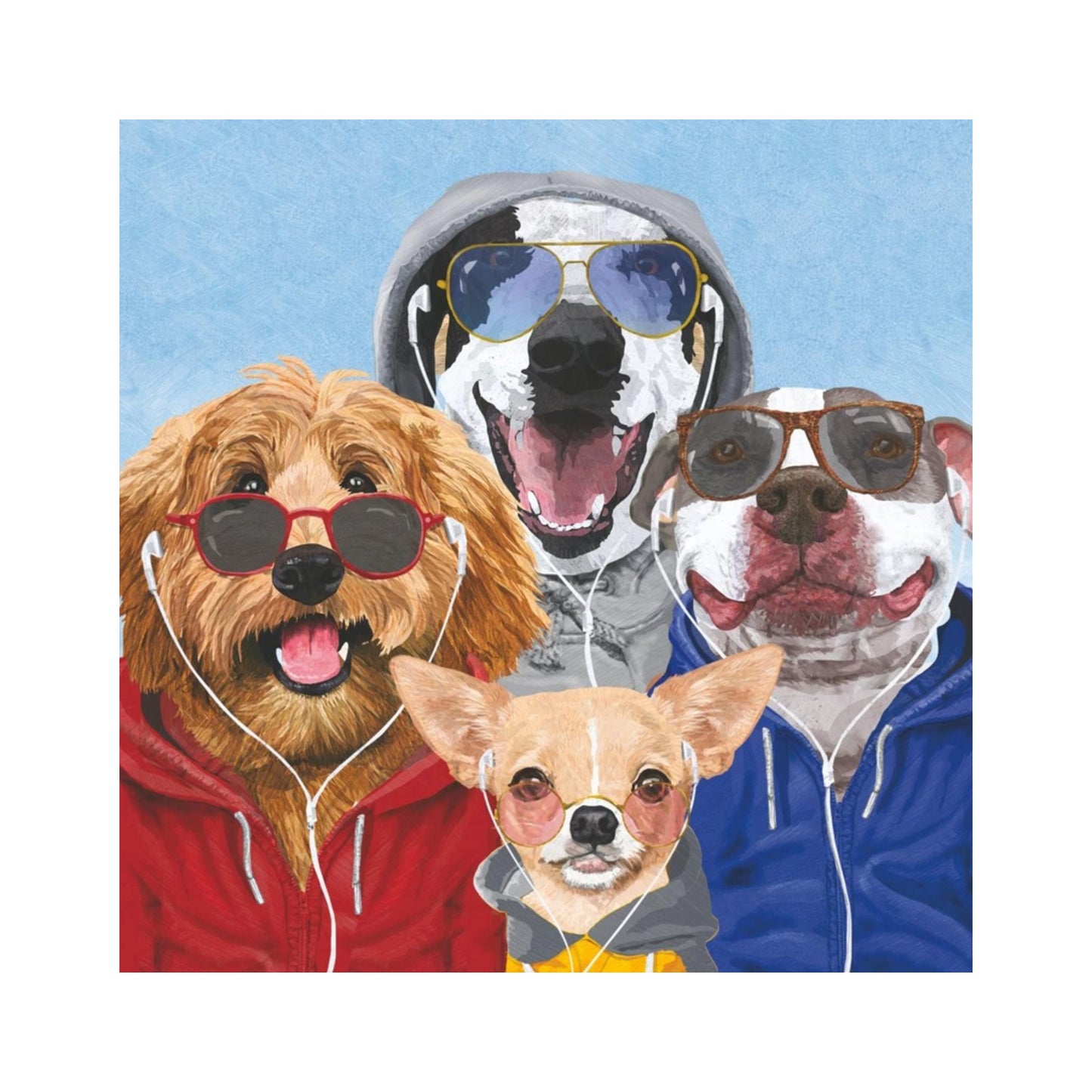 Chillin' Dogs Napkins