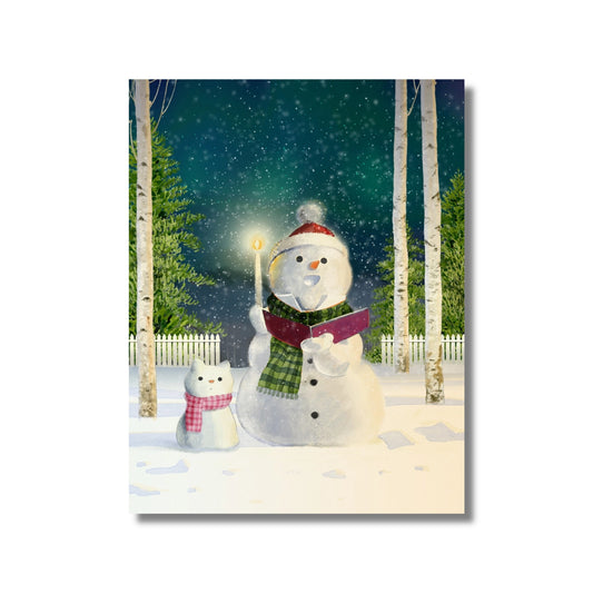 Snow Carolers Boxed Christmas Cards