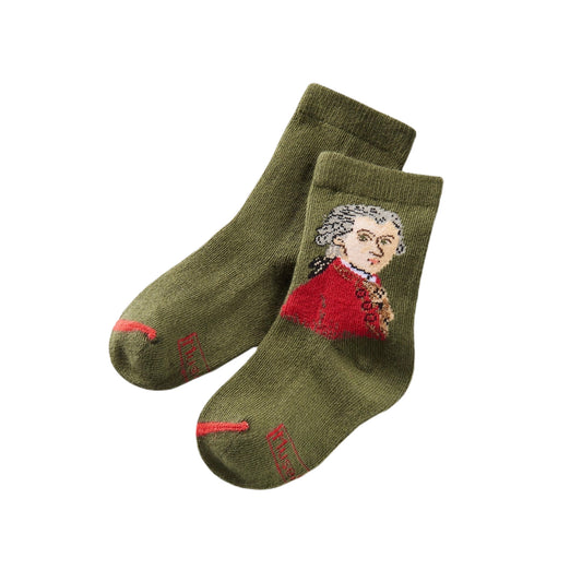 Mozart Portrait Kid's Socks