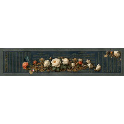Beethoven & Flowers Silk Scarf