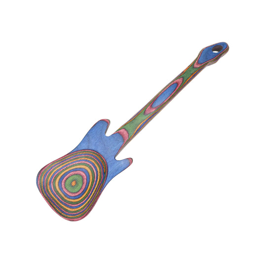 Guitar Pakka Wood Spoon, Rainbow