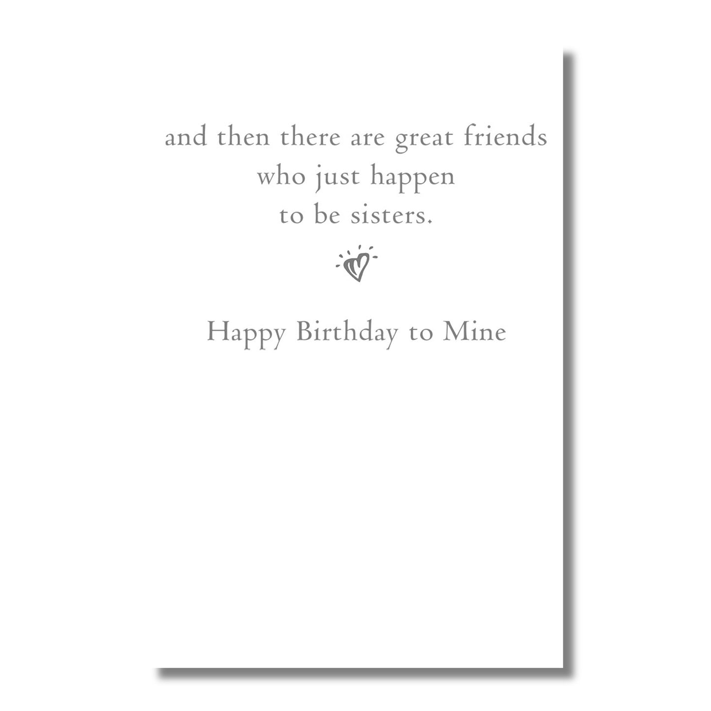 Birthday Card — There are sisters . . .