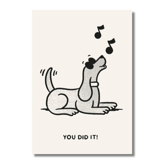 Congratulations Card — You Did It!