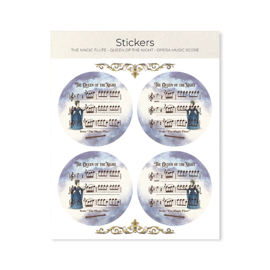 The Magic Flute, Queen of the Night Sticker Set