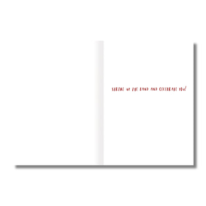 Congratulations Card — Marching Band on Parade