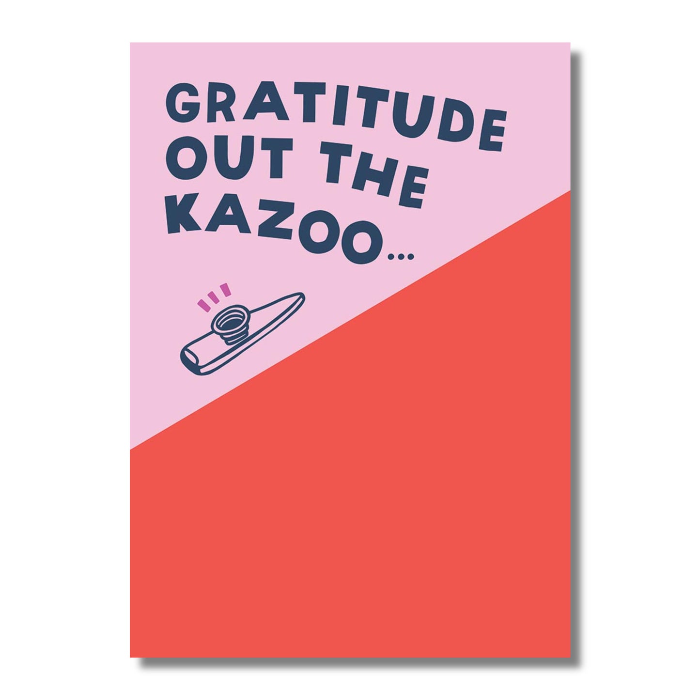 Thank You Card — Gratitude Out the Kazoo