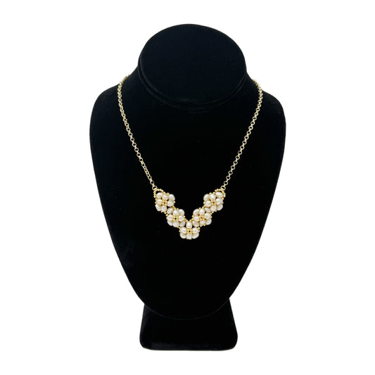Beadsong Jewelry Garland Necklace, Oblong Pearl