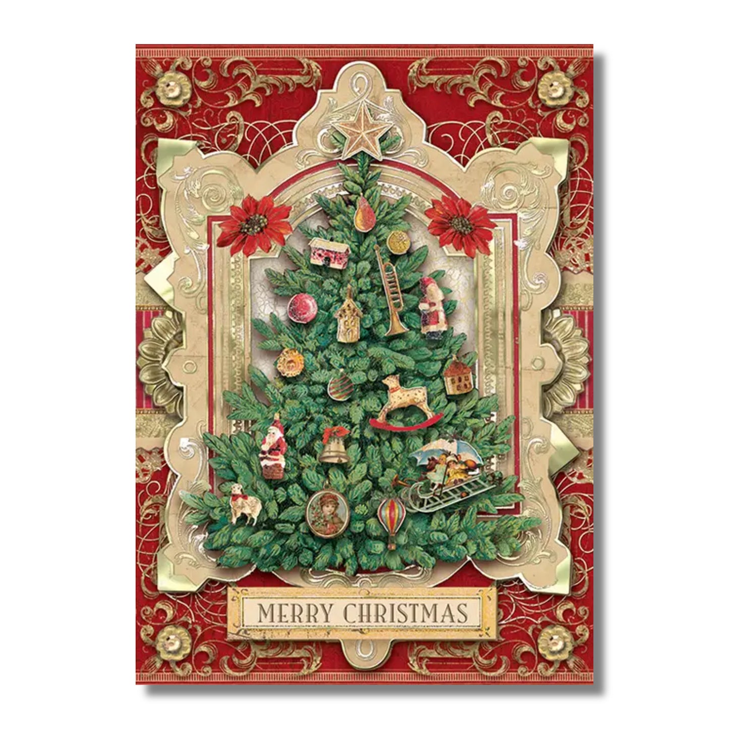 Luxe Holiday Tree Boxed Christmas Cards