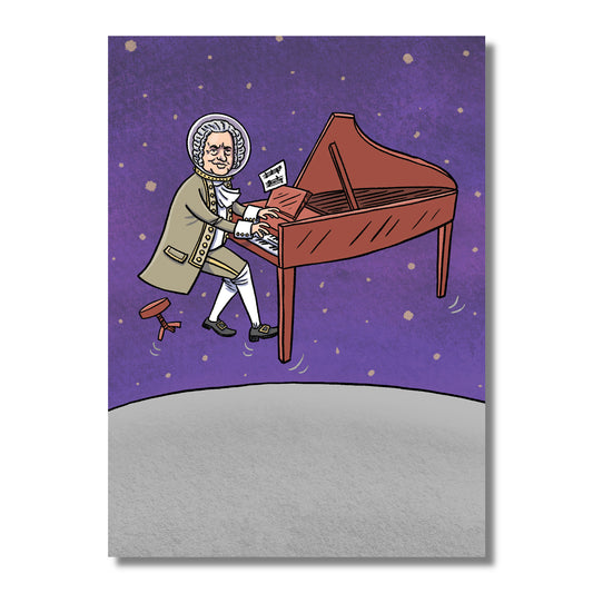 Birthday Card — Moon and Bach