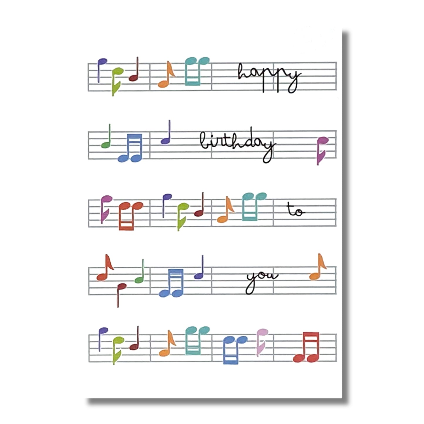 Birthday Card — Horizontal Instruments