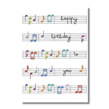 Birthday Card — Horizontal Instruments
