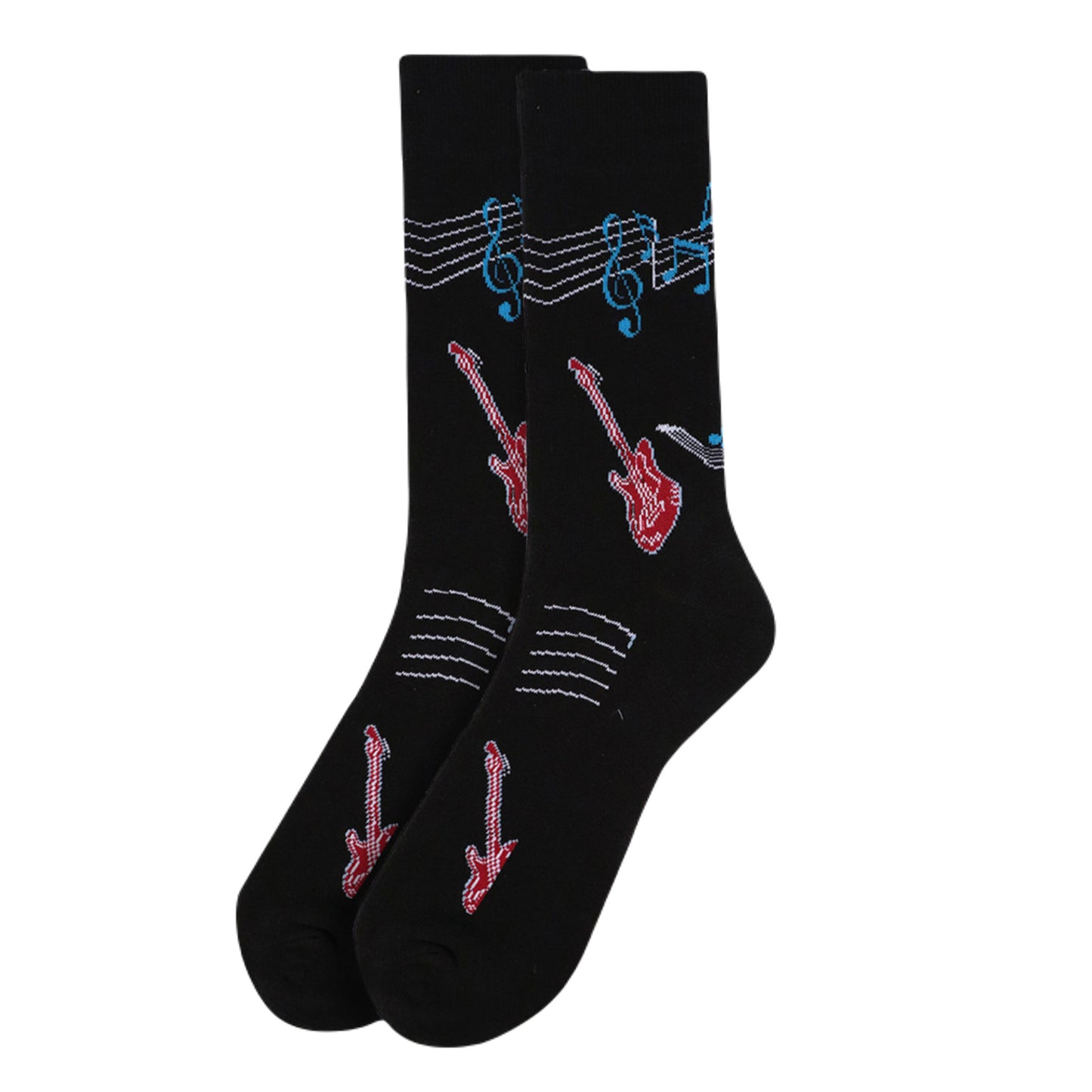 Guitars & Music Notes Men's Socks