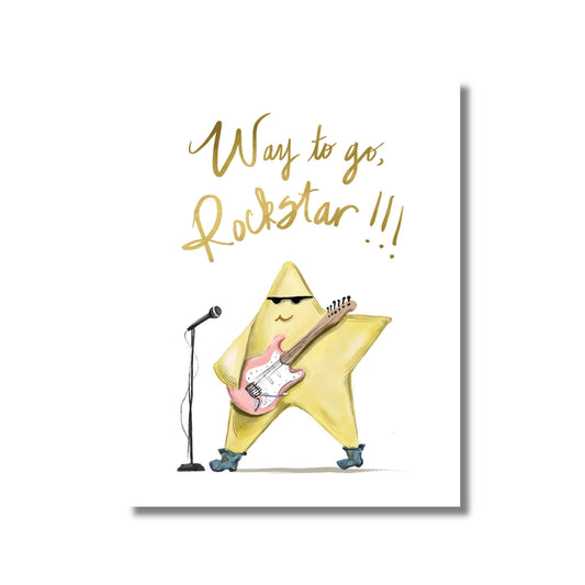 Congratulations Card — Rockstar