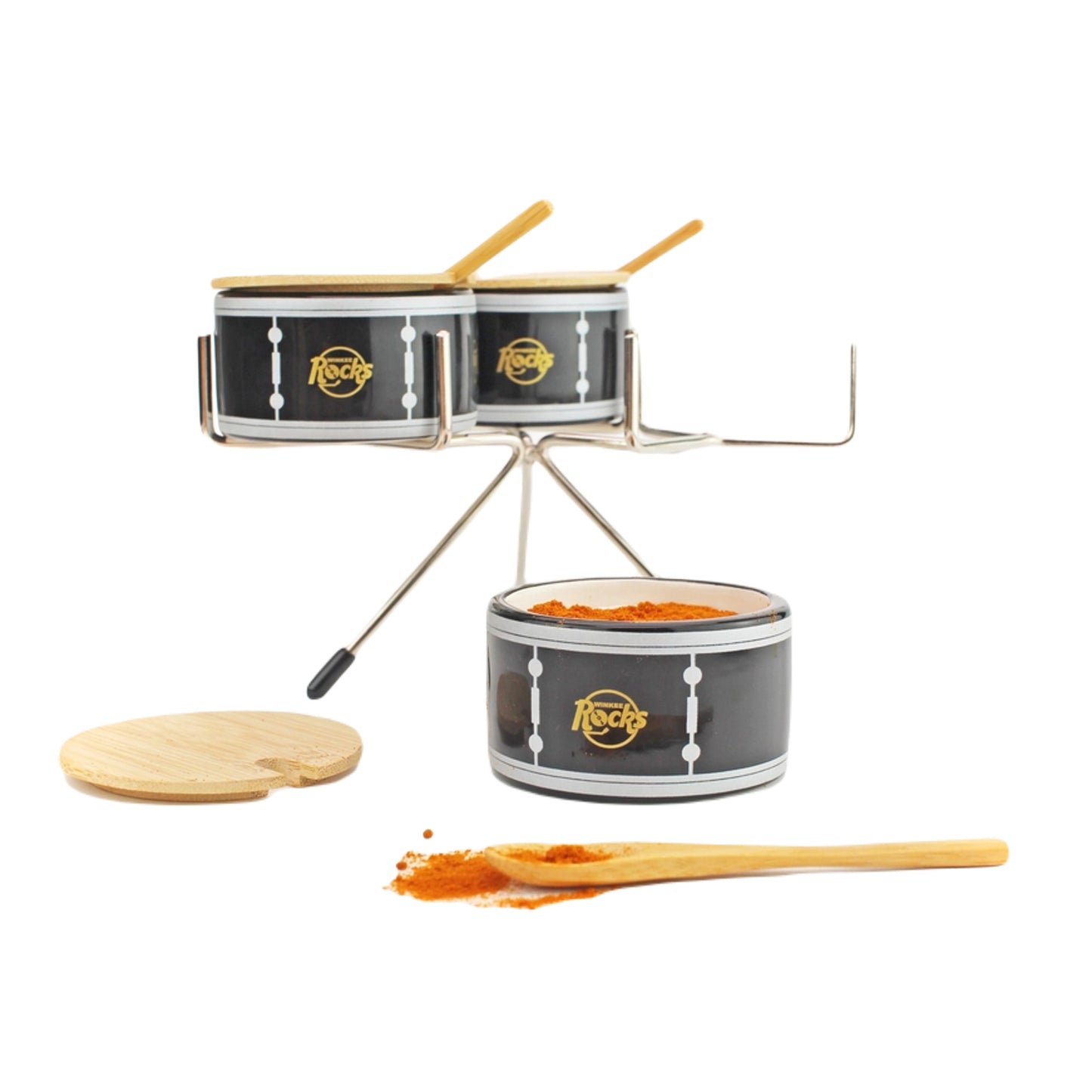 Drum Set Spice Dishes