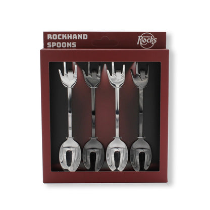 Rock Hand Teaspoon Set