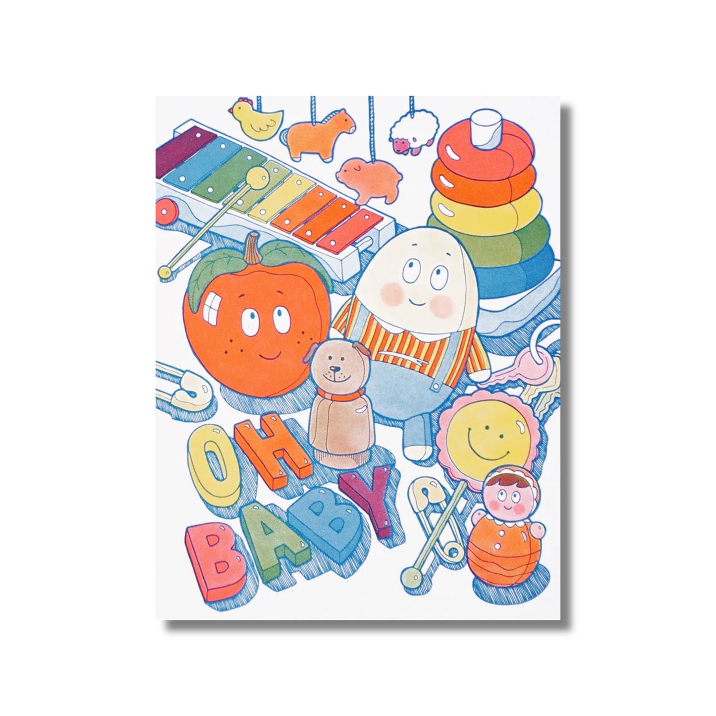 Baby Card — Oh Baby with Toys
