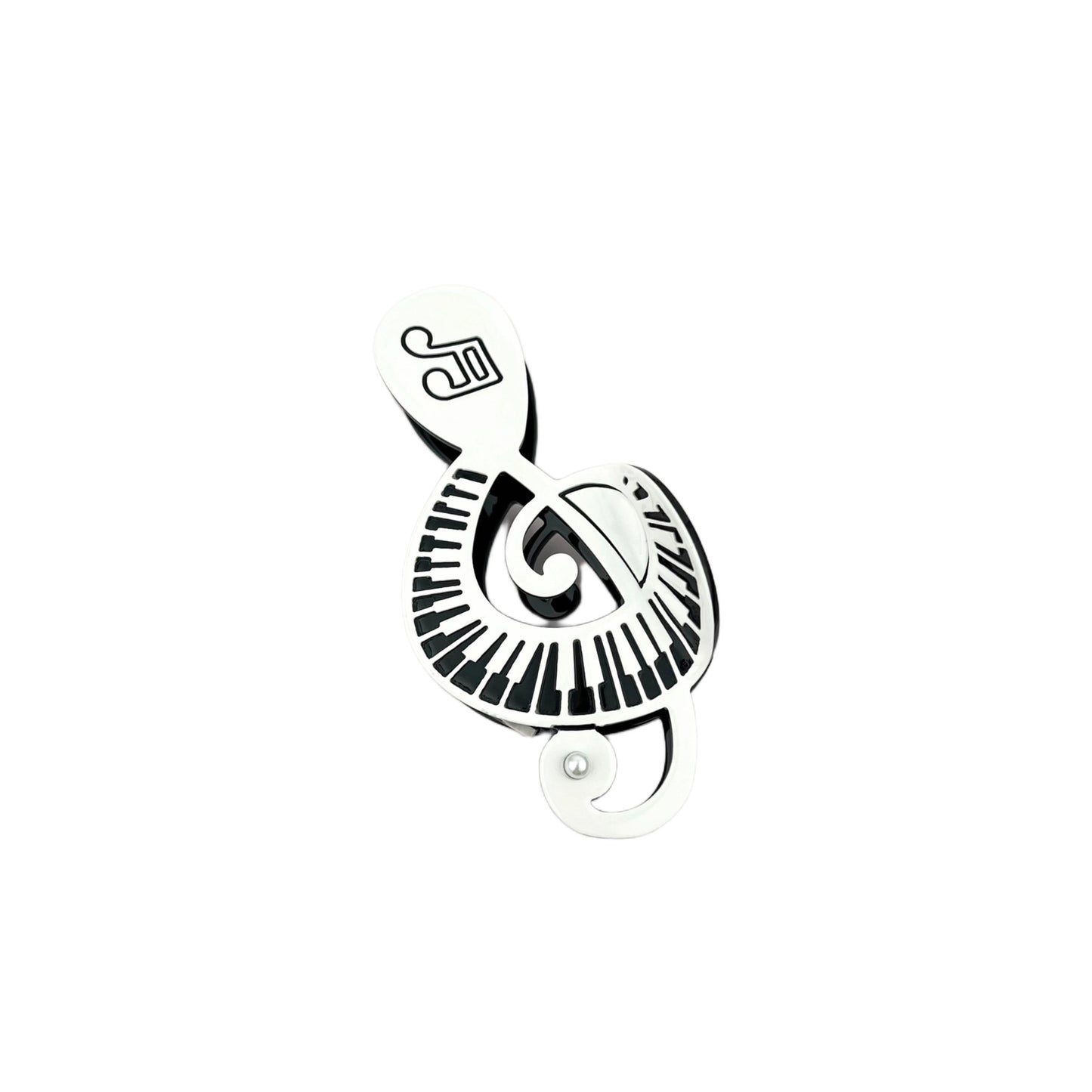 Treble Clef Hair Clip