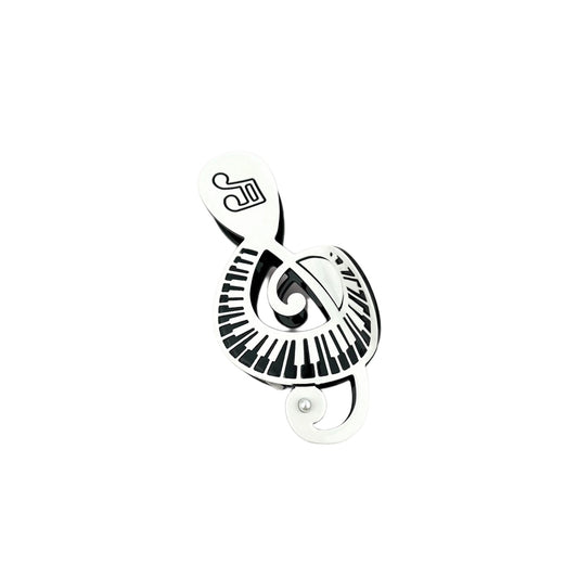 Treble Clef Hair Clip