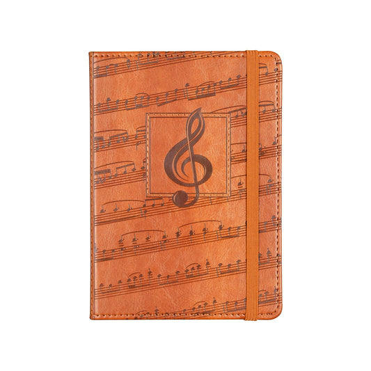 Sheet Music with Treble Clef Emblem Journal