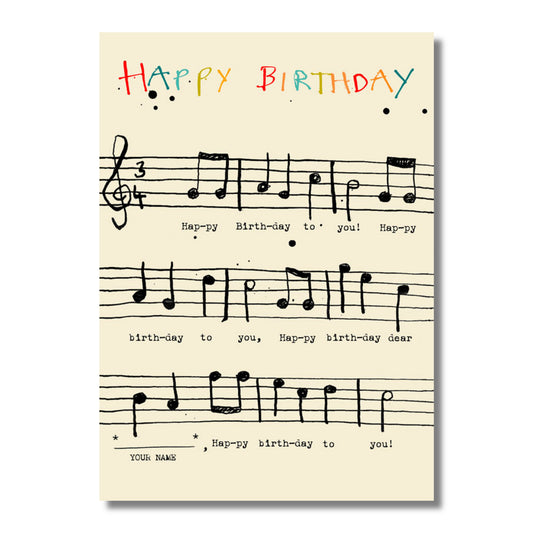 Birthday Card — Fill in the Blank