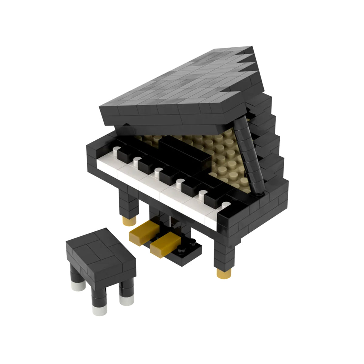 BRIXIES Grand Piano Building Kit