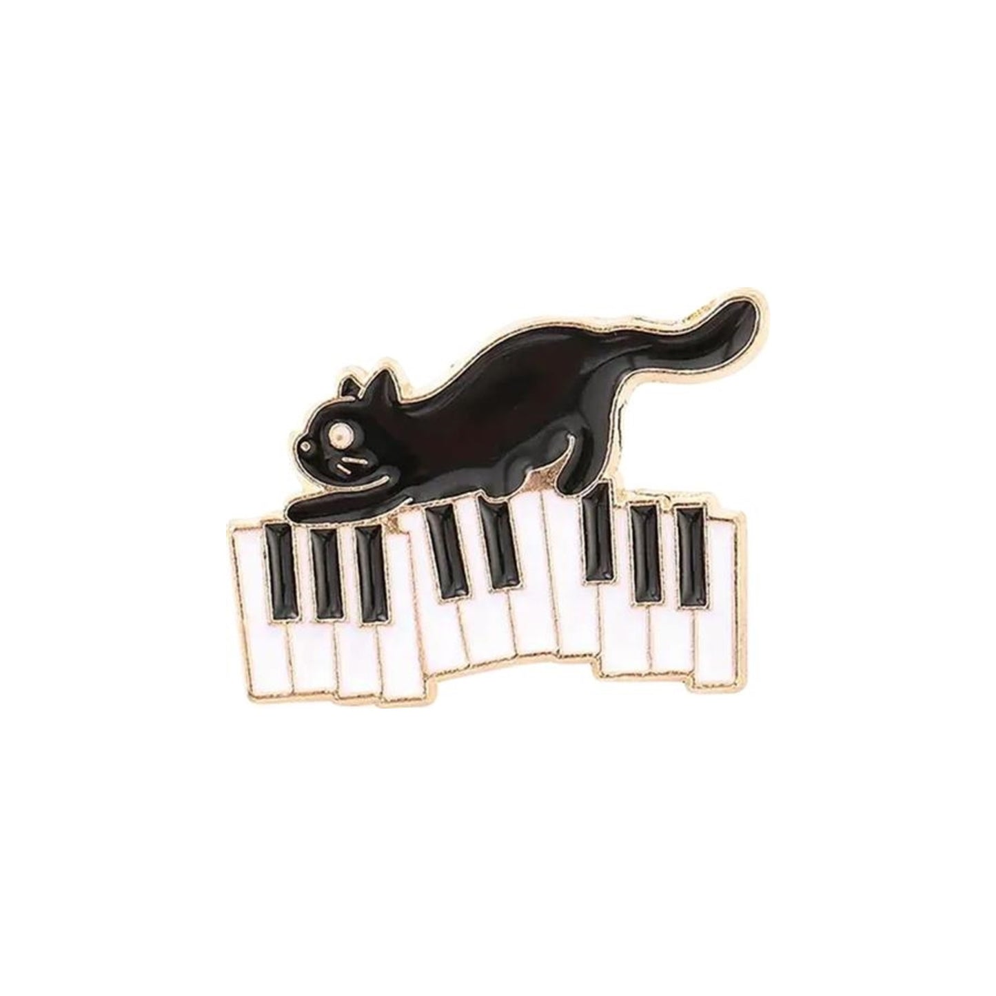 Cat Running Across the Piano Pin