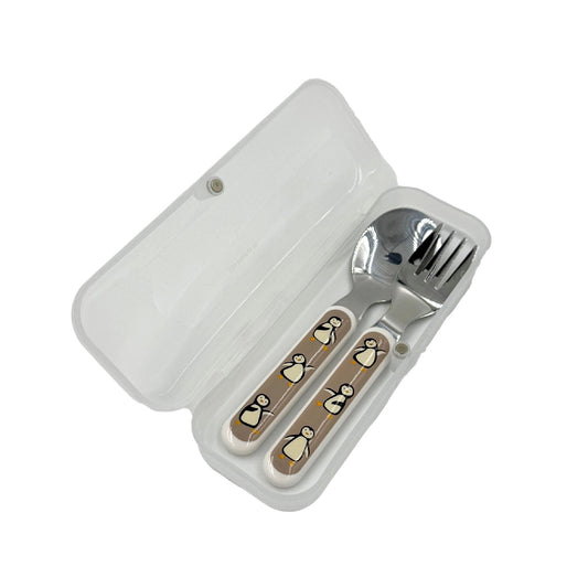 Dancing Penguins Silverware Set