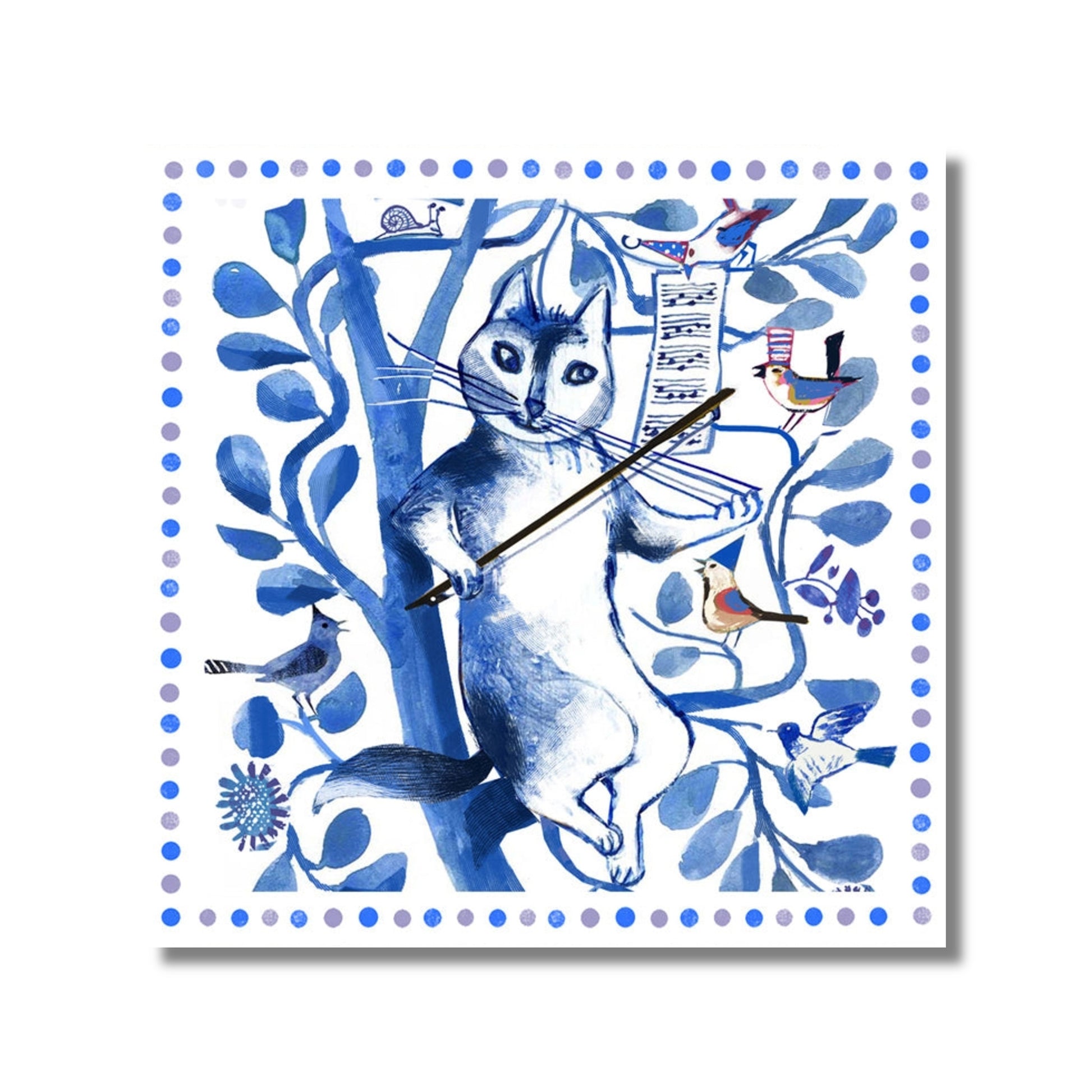 Blank Card — Whisker Violin, Square