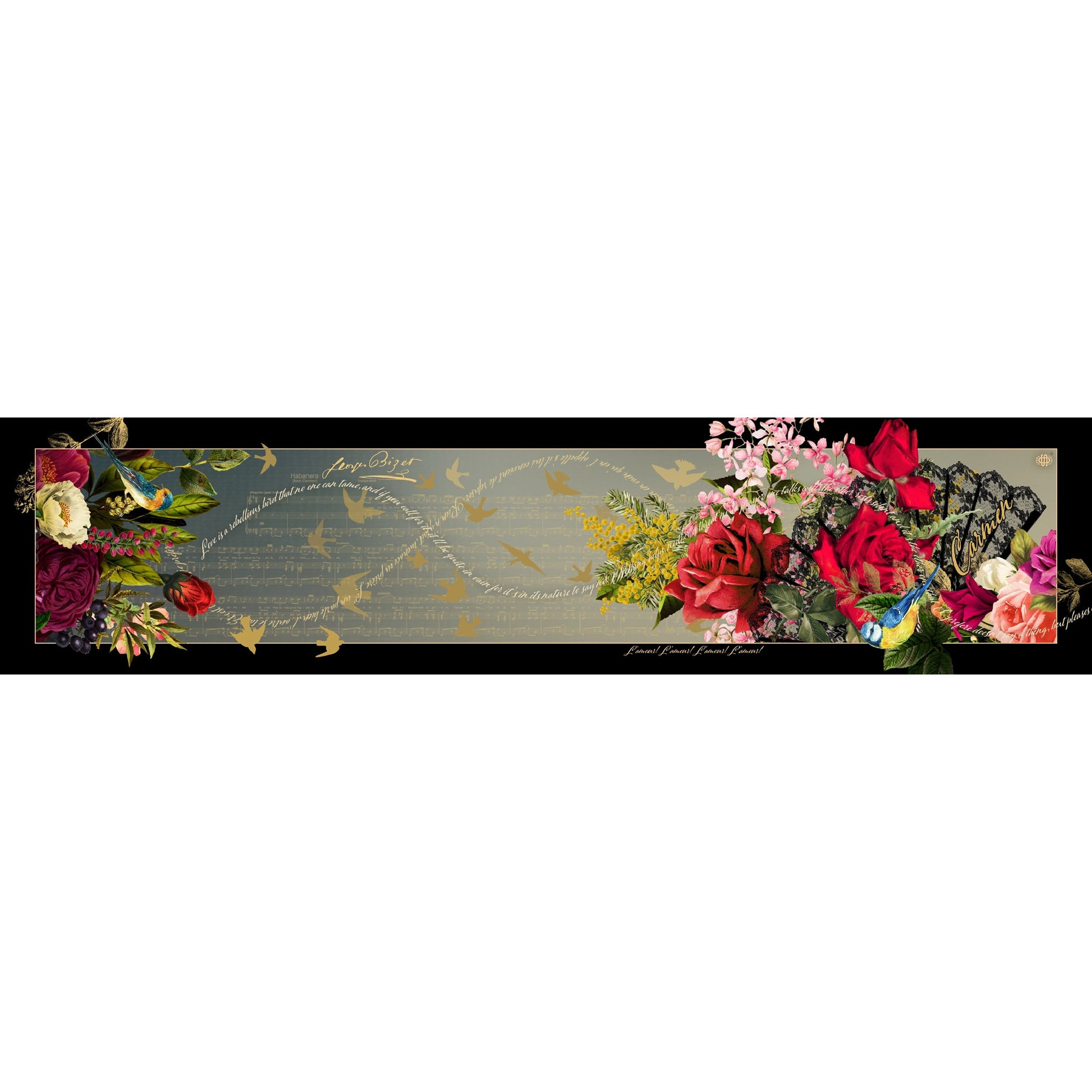 Bizet's Carmen Silk Scarf