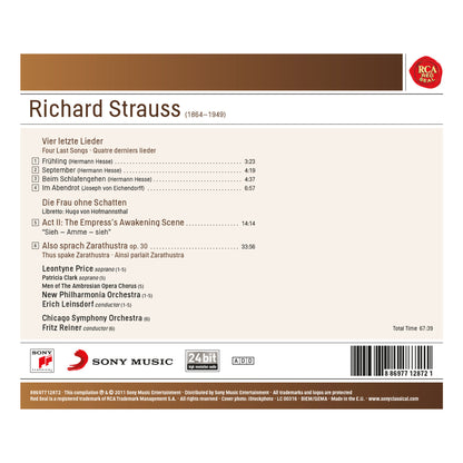 Strauss: Four Last Songs, Reiner (CD)