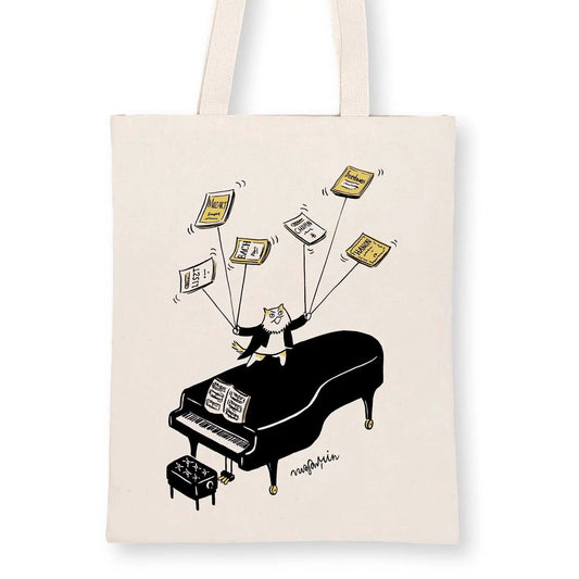 Piano Performance Tote Bag