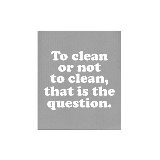 To clean or not to clean . . . Dishcloth