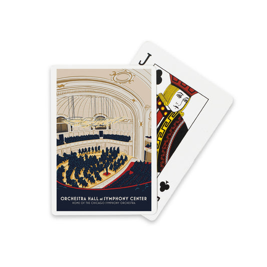 Orchestra Hall Playing Cards, Interior