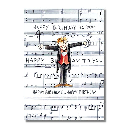 Birthday Card — Conductor on Score