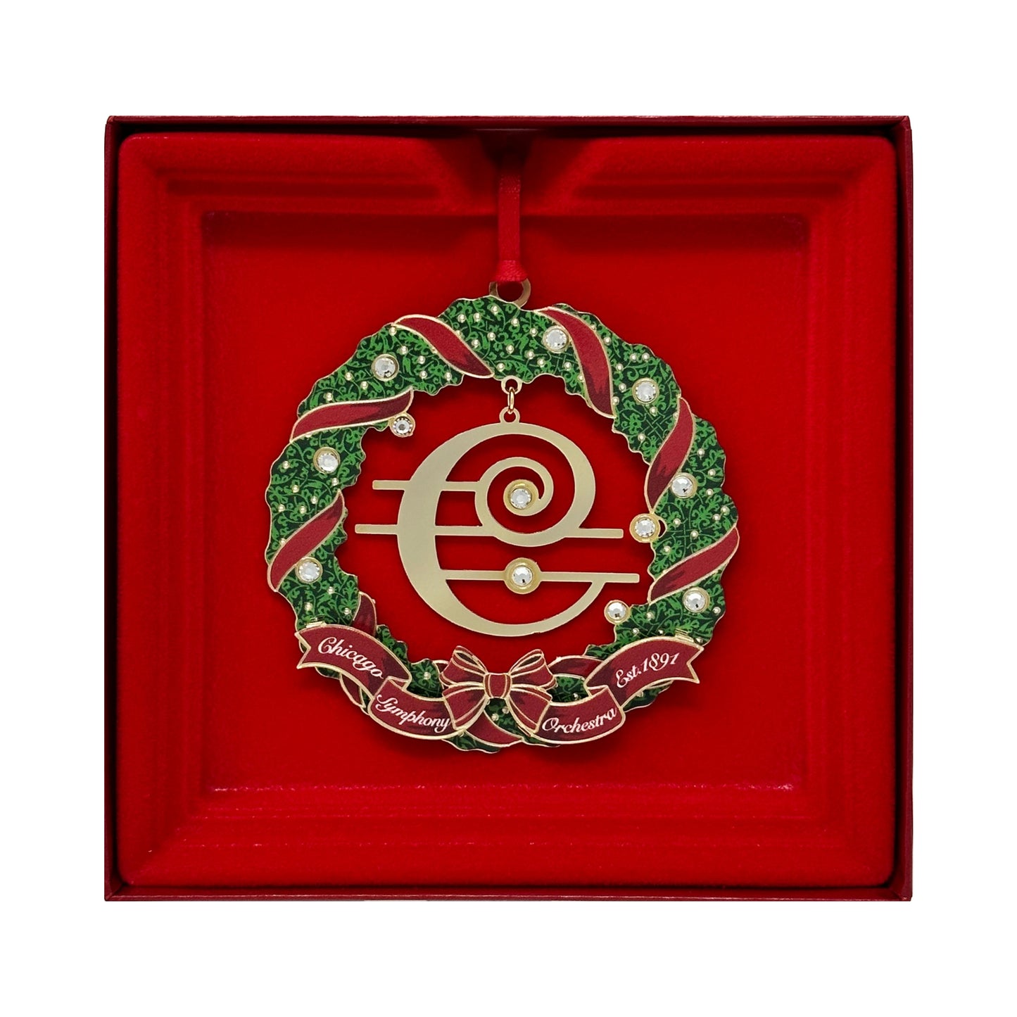 Chicago Symphony Orchestra Wreath Ornament