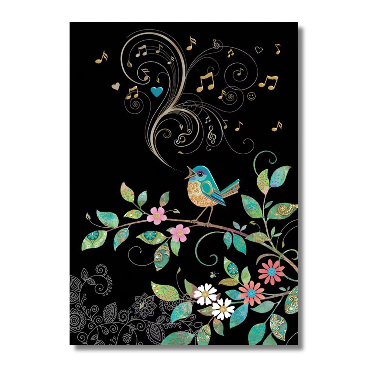Blank Card — Bluebird Singing
