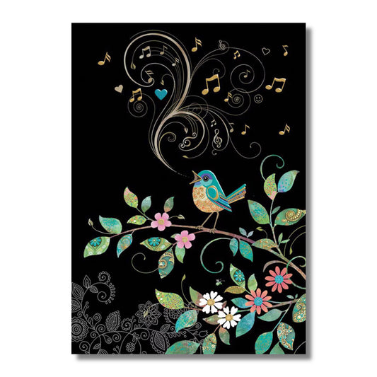Blank Card — Bluebird Singing