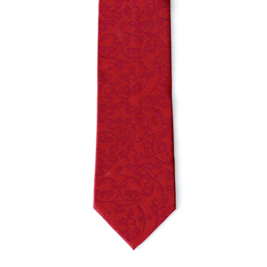 CSO Filigree Tie, Red
