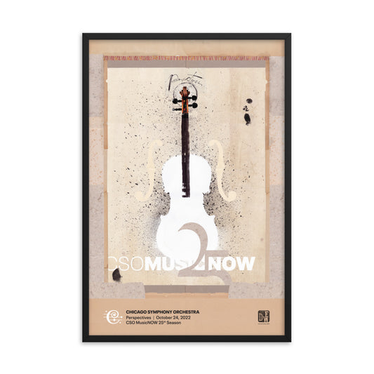 CSO MusicNOW — Perspectives Poster, Framed
