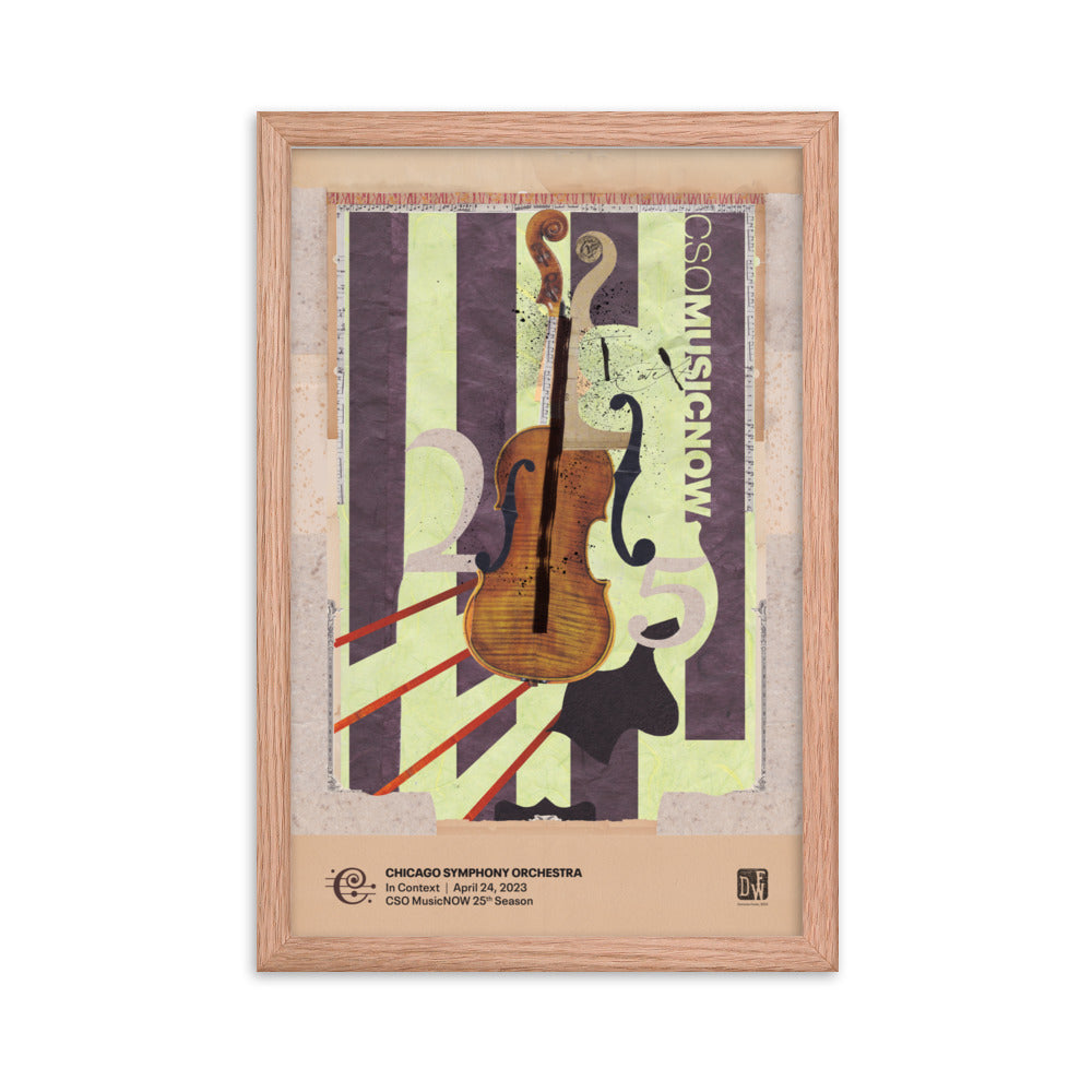 CSO MusicNOW — In Context Poster, Framed
